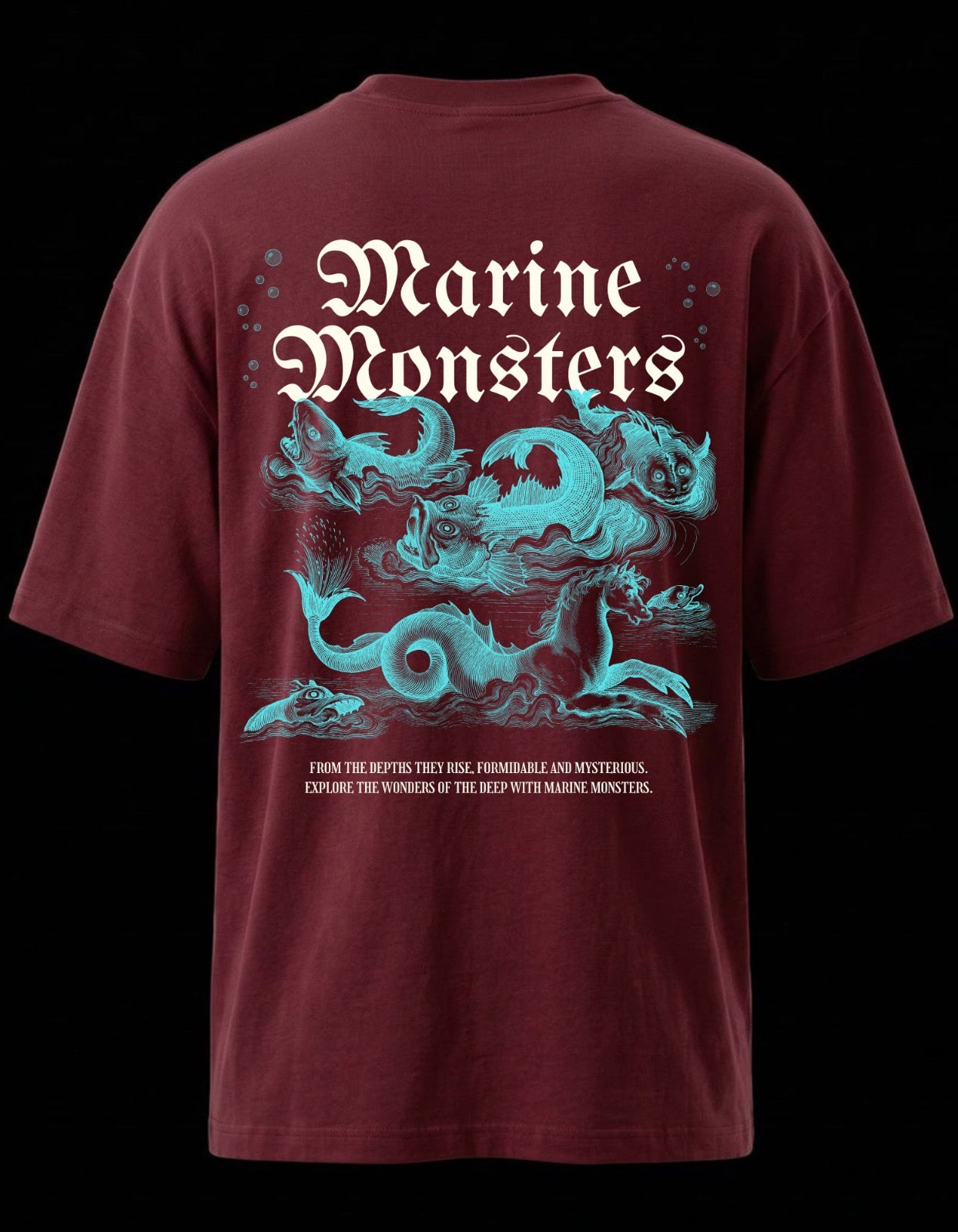 Marine Monsters Over Size T-shirt