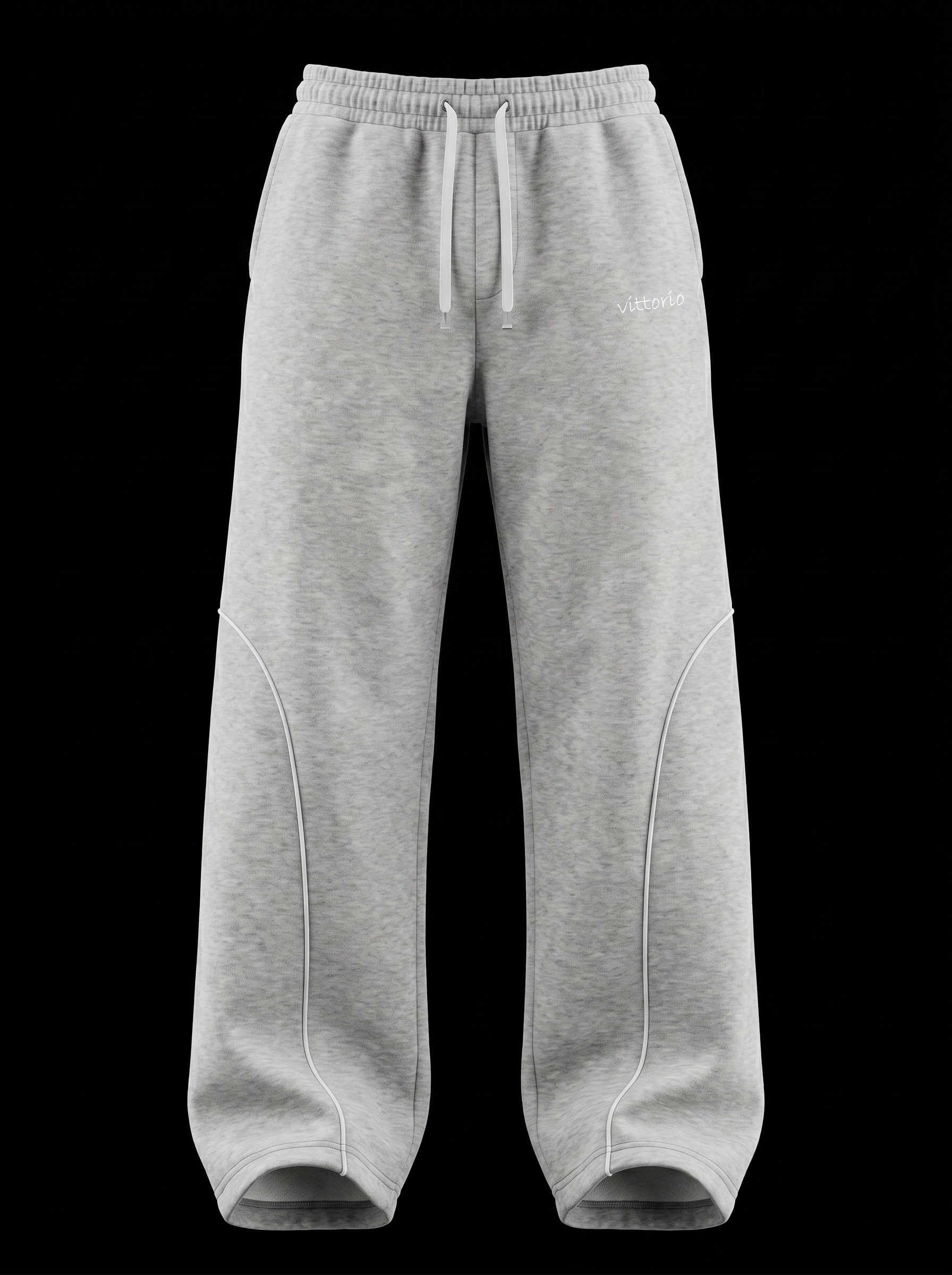 Silver Wide Leg Pant