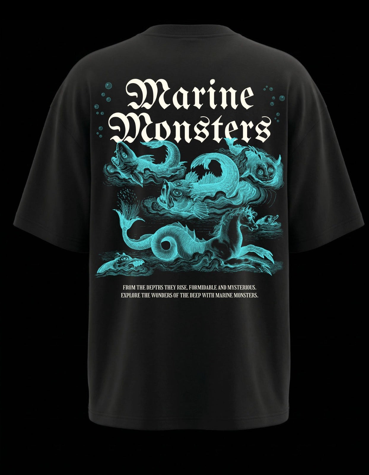 Marine Monsters Over Size T-shirt