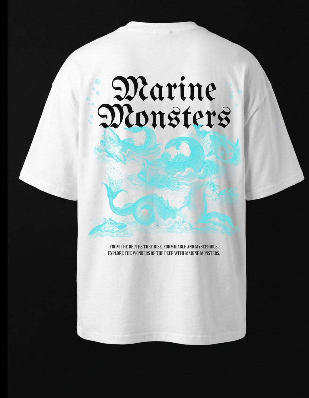 Marine Monsters Over Size T-shirt