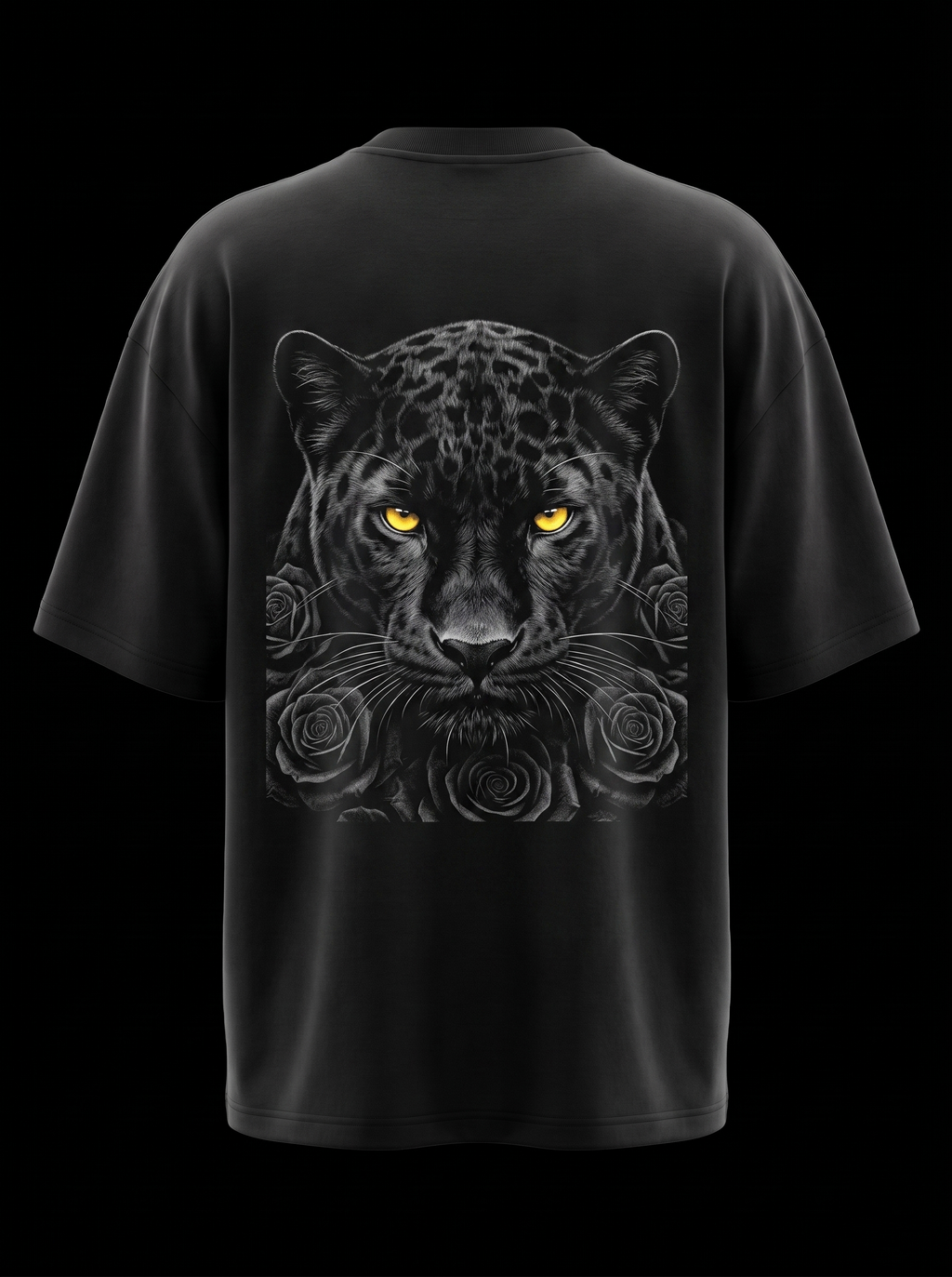 Black Tiger Over Size T-shirt