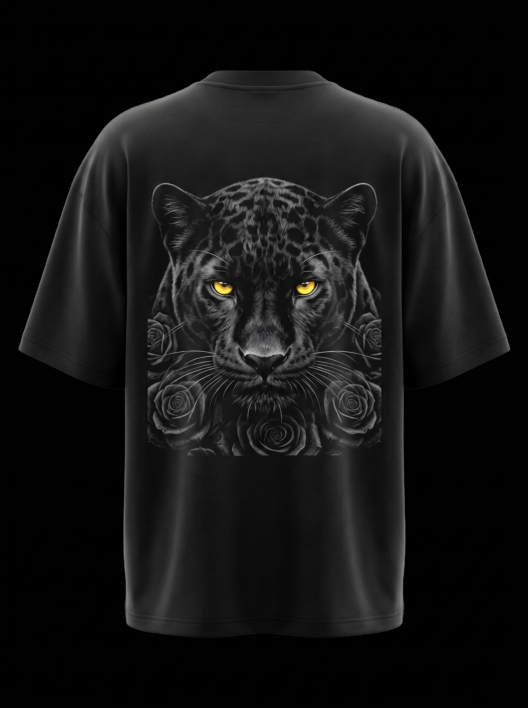 Black Tiger Over Size T-shirt